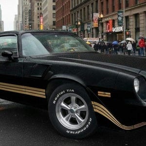 Z28 Stripe Compatible avec : kit de décalcomanies graphiques Chevrolet Camaro 1980 1981 sur pellicule 3 M