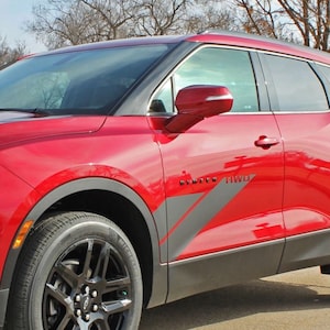 Sidekick Stripe Fits: 2019 - 2021 Chevy Blazer Graphic Decal on 3M Film