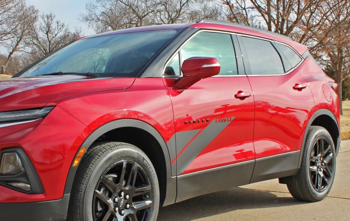 Sidekick Stripe Fits: 2019 - 2021 Chevy Blazer Graphic Decal on 3M Film