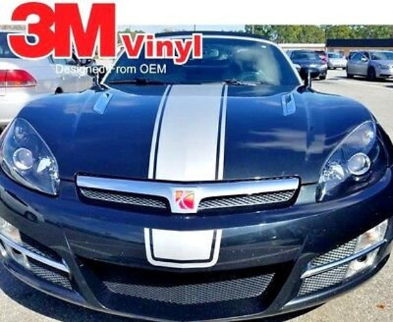 Center Stripes Fits: 2007-2009 Saturn Sky Racing Decals Graphics