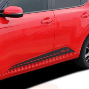 Rocker Decals Fits: 2020 - 2024 KIA SOUL  Stripes Souled Body Vinyl Graphics