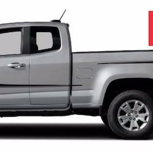 Hockey Stripe 3M Vinyl Sticker Decal Graphic 2015-2016 Chevy Colorado Extended
