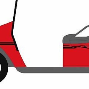 Flame Tribal Stripe Golf Cart Decal Graphic Sticker EZ Go Club Car Yamaha HDK