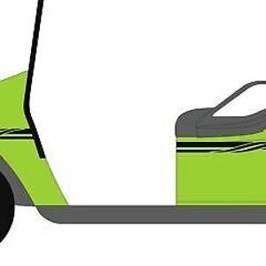 Tribal Knife Stripe Golf Cart Decal Graphic Sticker EZ Go Club Car Yahamma HDK