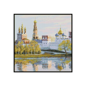 Novodevichy Covenant Russia Church Chapel Convent Embroidery Counted Cross stitch Instant Download PDF Pattern