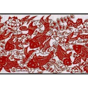 Lucky Koi Fish Embroidery: Chinese Cross Stitch Pattern (PDF Download)