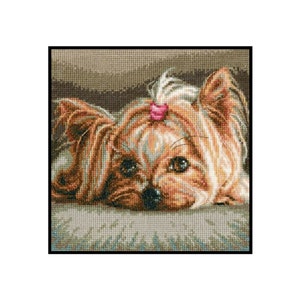 Terrier Pet Dog Animals Counted Cross stitch Instant Download PDF Pattern