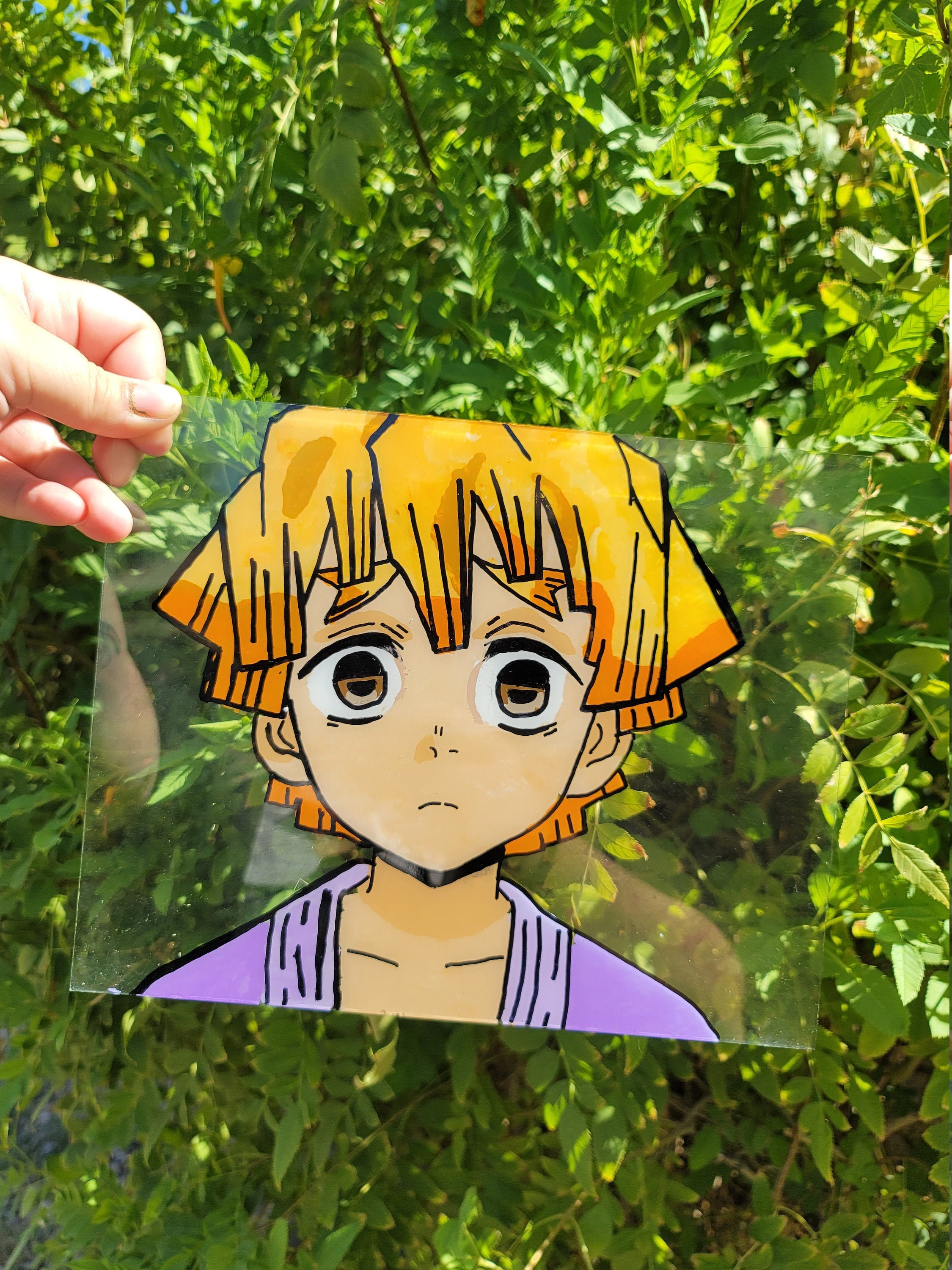 Anime Glass Painting | Etsy
