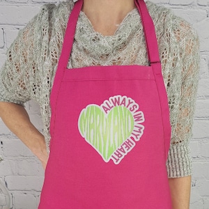 Embroidered Maryland Apron: USA Made Cooking Gift