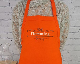 Personalizowany fartuch haftowany Personalizowany fartuch kuchenny z kieszeniami