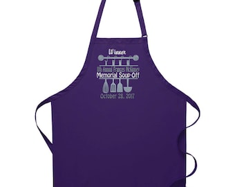 Custom Embroidered Award Bib | Soup Cook-Off Winner Commemorative Gift