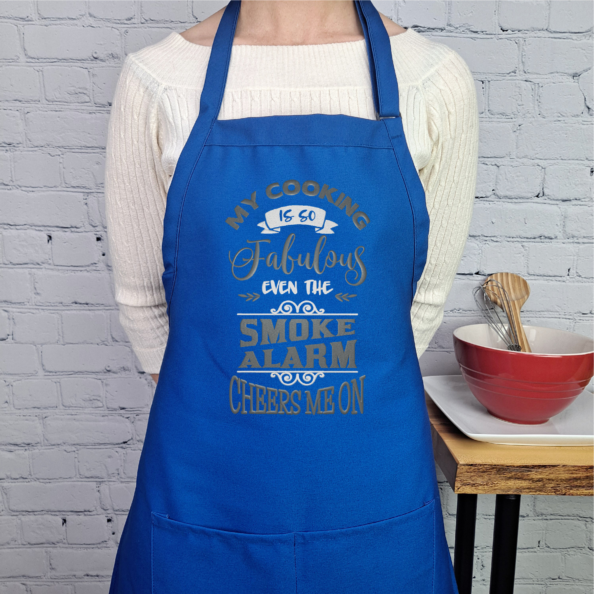 Funny Embroidered Apron, Sarcastic Cooking Humor Gift - Etsy