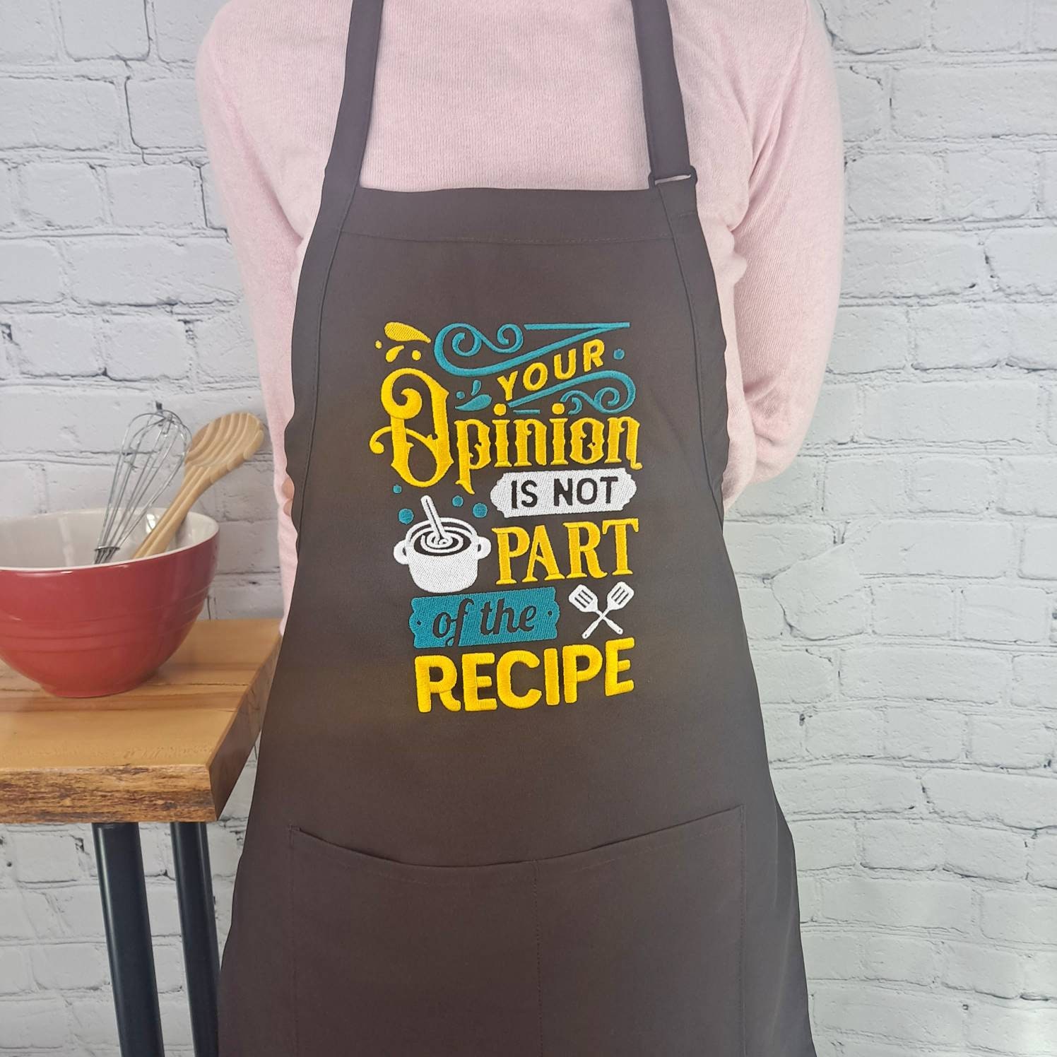 Funny Apron Your Opinion Kitchen Apron Sarcastic Cooking Humor - Etsy