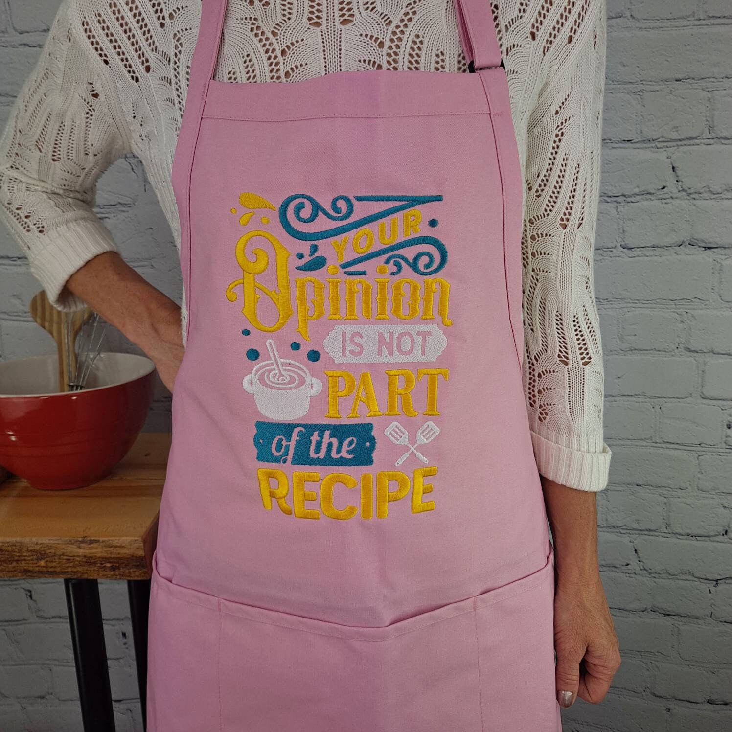 Funny Apron Your Opinion Kitchen Apron Sarcastic Cooking Humor - Etsy