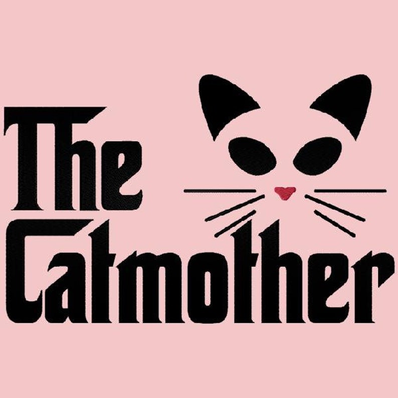 Cat cooking Apron Catmother kitchen embroidered apron