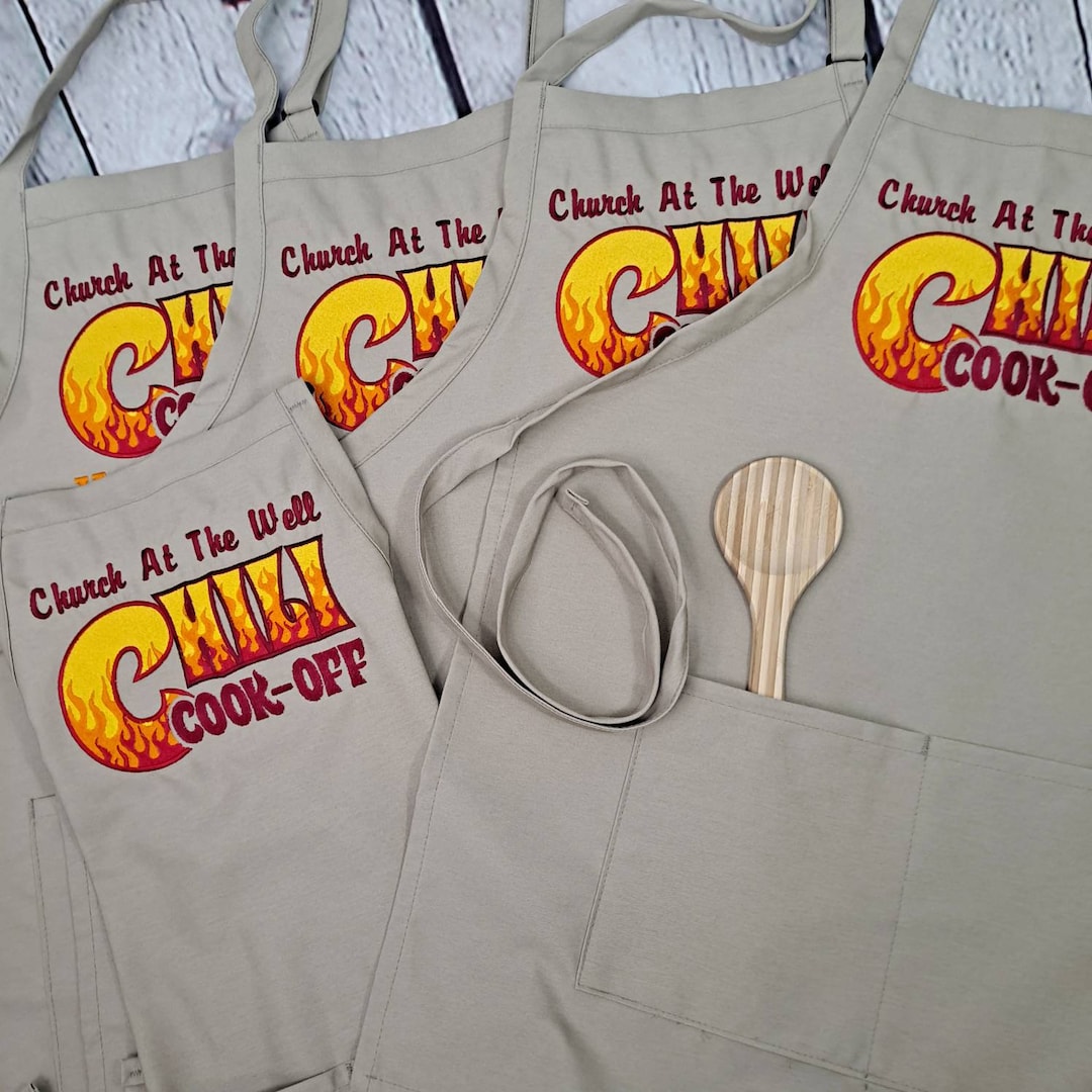 Chili Cook off Apron Bulk Pack Perfect for Team MIN 5 Aprons Etsy