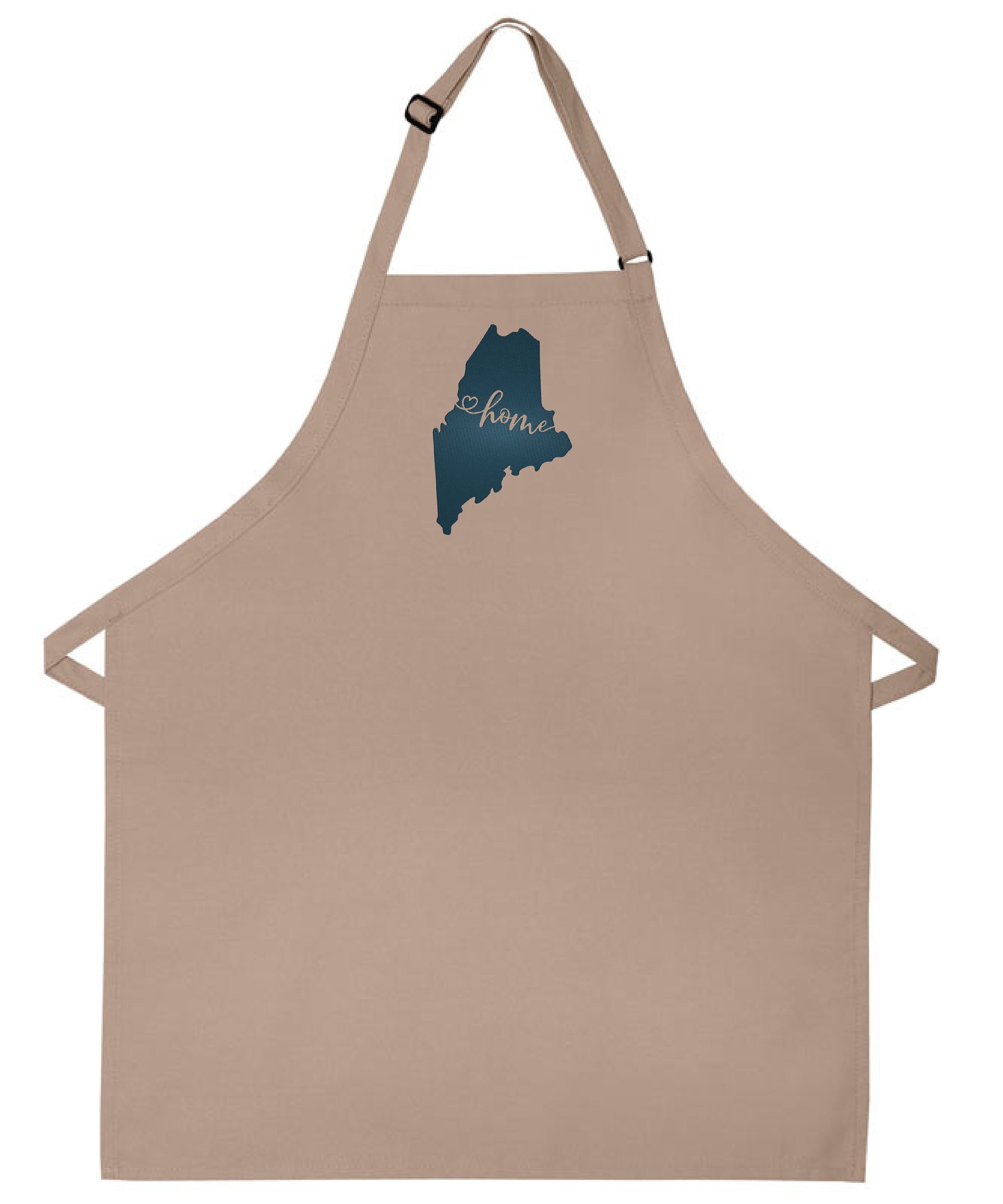Maine Embroidered Apron Love Our Home State Perfect Gift for Etsy