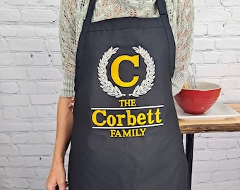 Personalized apron kitchen apron great birthday gift for mom