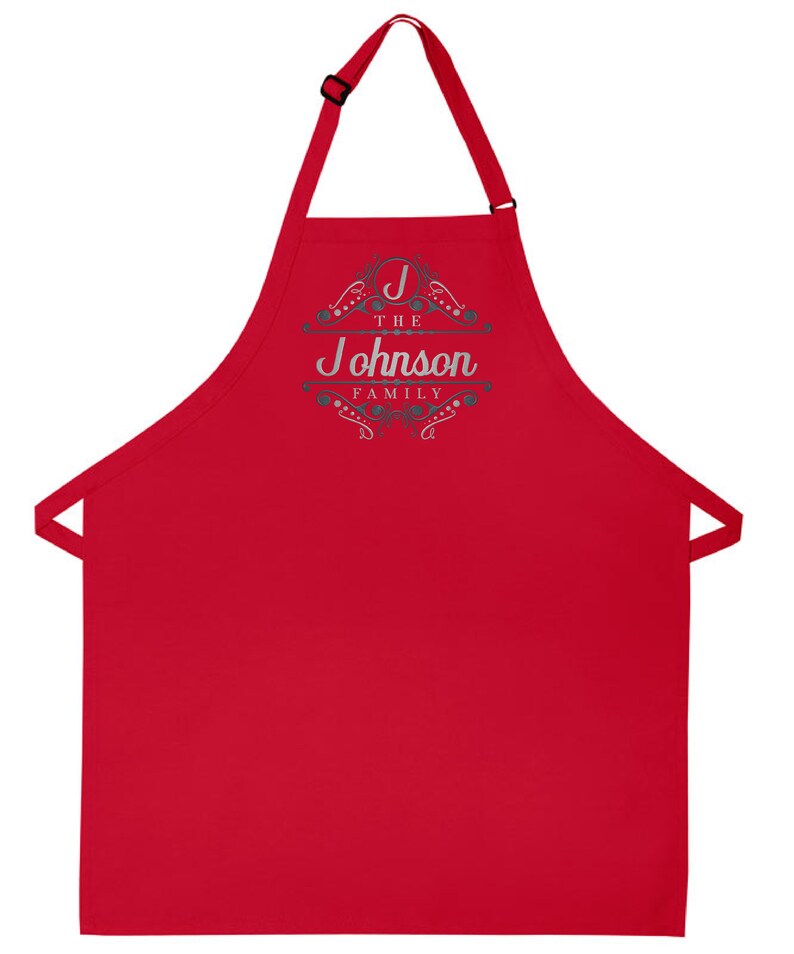 Customizable Apron Personalize Name Custom Embroidered Kitchen Cooking ...
