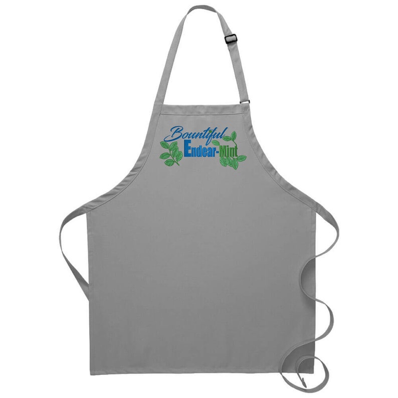 theThreadedStitchCo Embroidery Cooking Apron