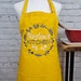 Customizable embroidered apron Personalize name kitchen apron great gift for her 
