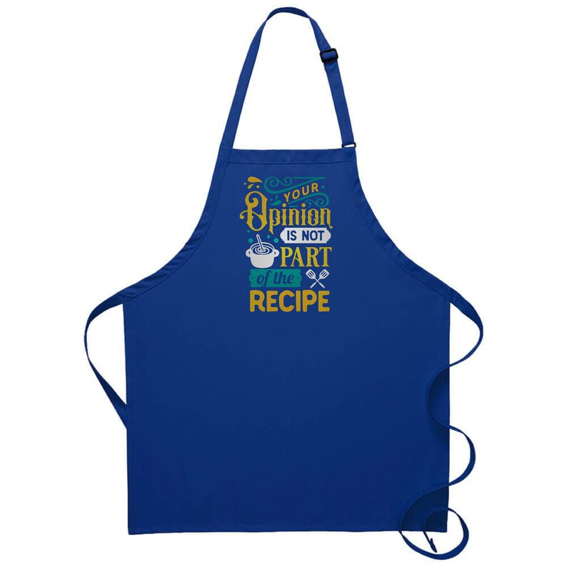 Funny Apron Your Opinion Kitchen Apron Sarcastic Cooking Humor - Etsy
