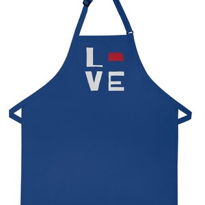 Embroidered North Dakota Apron: USA Made Kitchen Gift