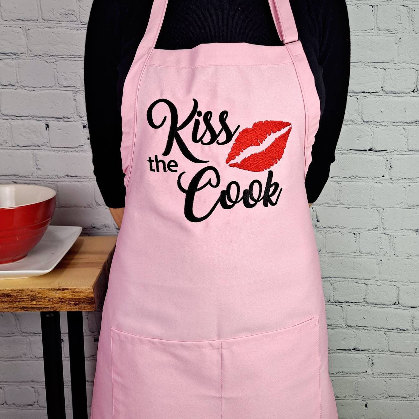 My Kissin' is Better than my Cookin' Apron, Kitchen Gifts for Mom