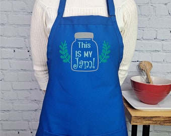 Funny apron  This is My Jam kitchen apron cooking humor