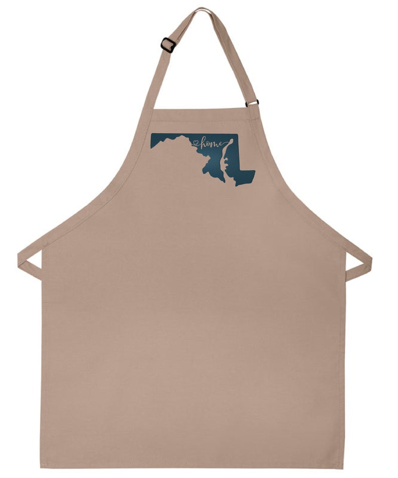 Maryland Apron Embroider Gift Baking Apron Perfect Gift for Etsy