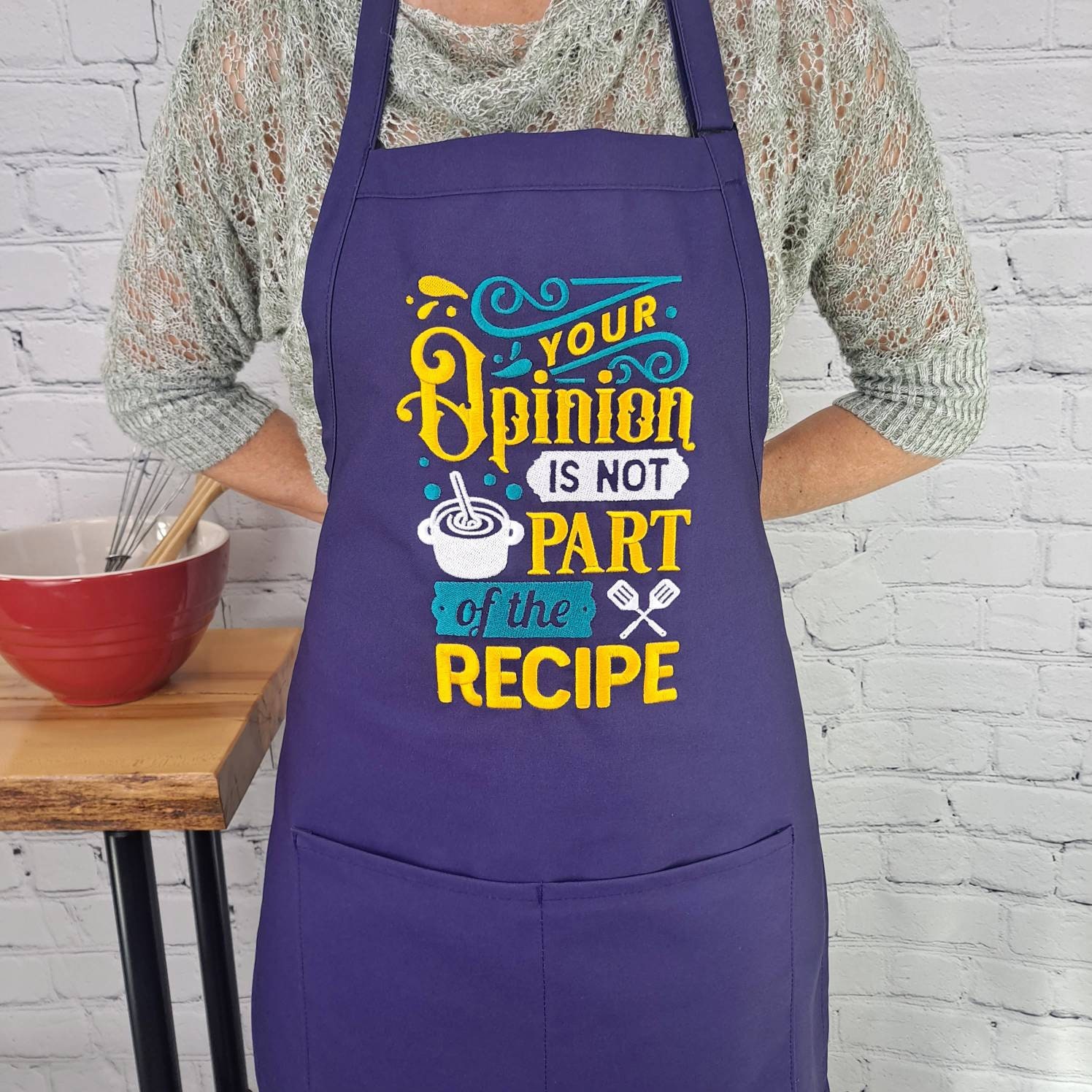 Funny Apron Your Opinion Kitchen Apron Sarcastic Cooking Humor - Etsy