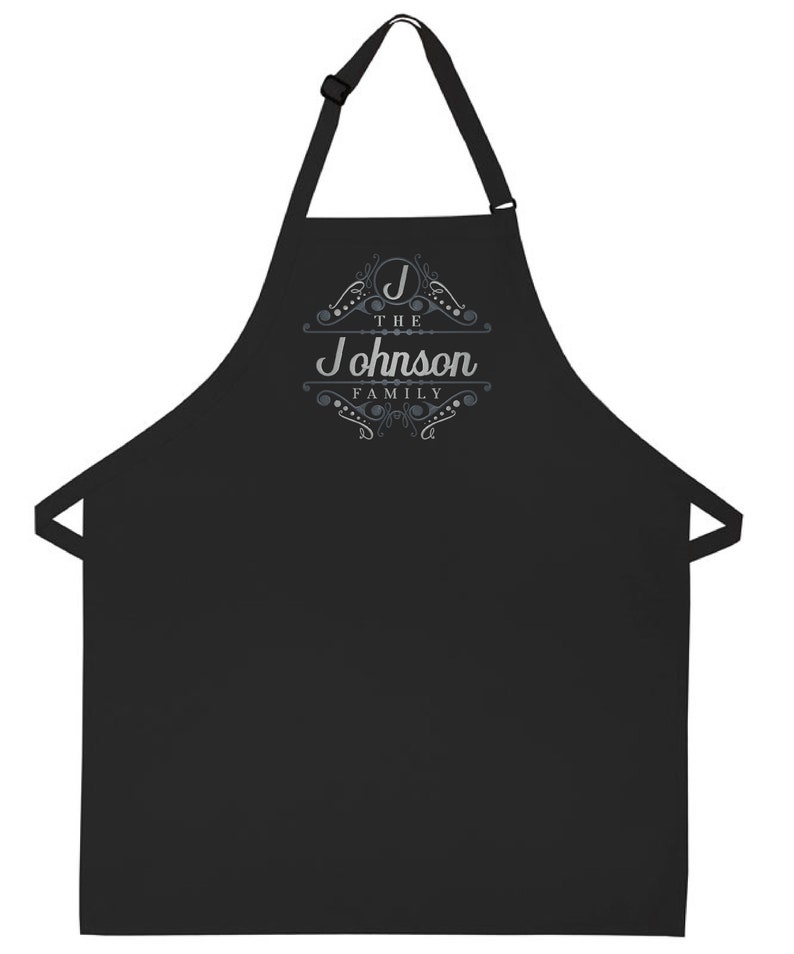 Customizable Apron Personalize Name Custom Embroidered Kitchen Cooking ...