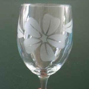 Flower Wine Glass