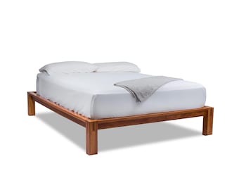 The Kumi Bed -Platform Only- Japanese Joinery Hardwood Bed Frame Tool-Free & Hardware-Free Assembly