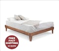 Modern Platform Bed Frame Hardwood Handmade