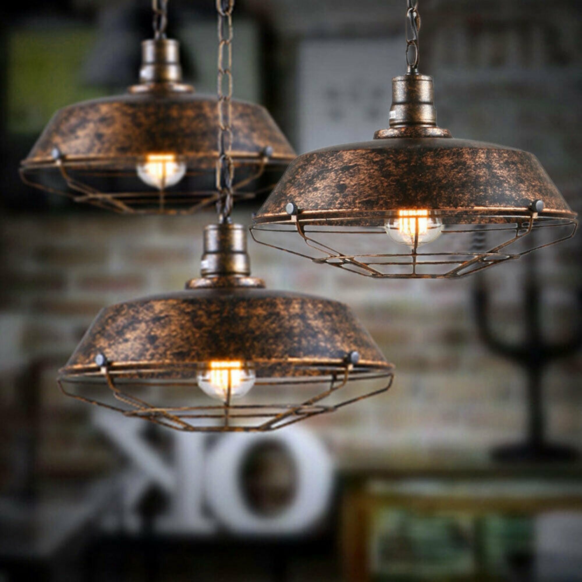 Industrial Style Hanging Light Shade Wall Light Luxury Etsy