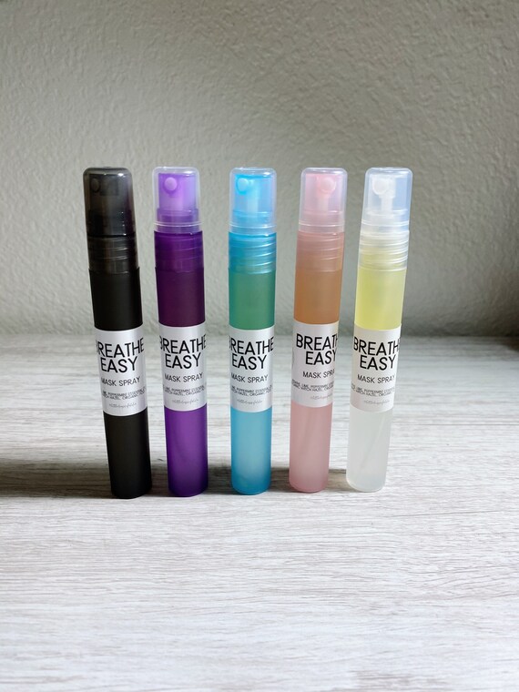 Organic Nontoxic Breathe Easy Mask Spray Plastic Colored 10ml Etsy
