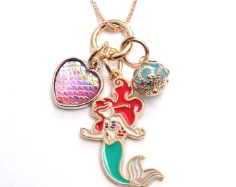 UK OCEAN WHALE PENDANT NECKLACE Jewellery Gift Idea Minimalist Kitsch Kawaii Kid 