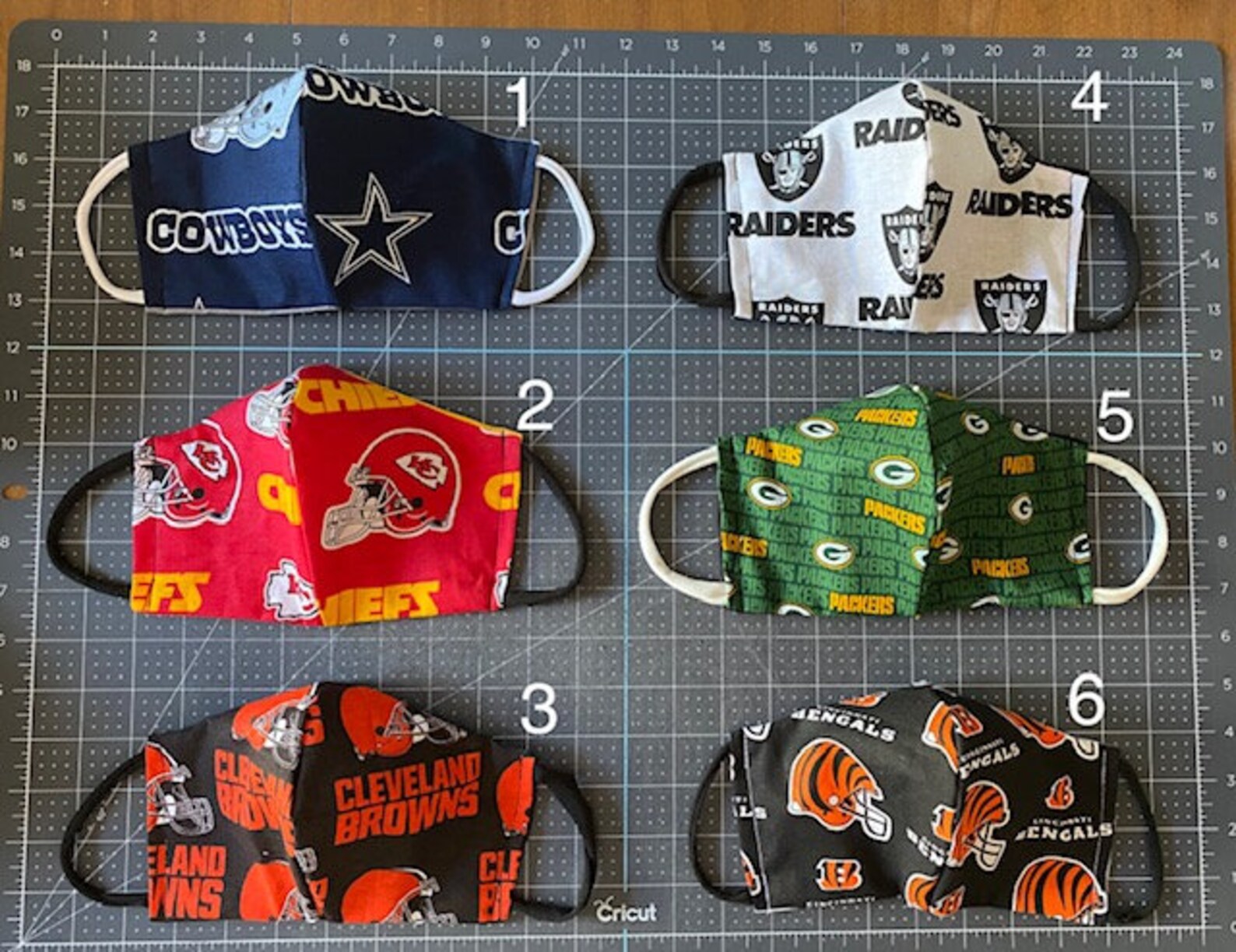 Best. Masks. Ever. NFL Face Masks Adult and Kids Size Etsy