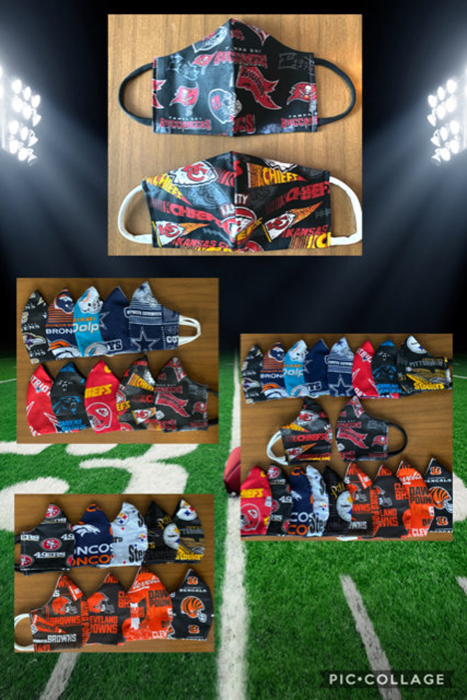 Best. Masks. Ever. NFL Face Masks Adult and Kids Size Etsy