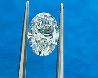 2.5 Carat Oval Lab Grown Diamond: VVS/VS EF Loose Stone