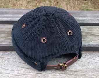 Corduroy Brimless Docker Hat