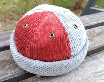 Corduroy Docker Brimless Cap