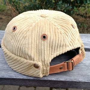 Brimless Corduroy Docker Cap