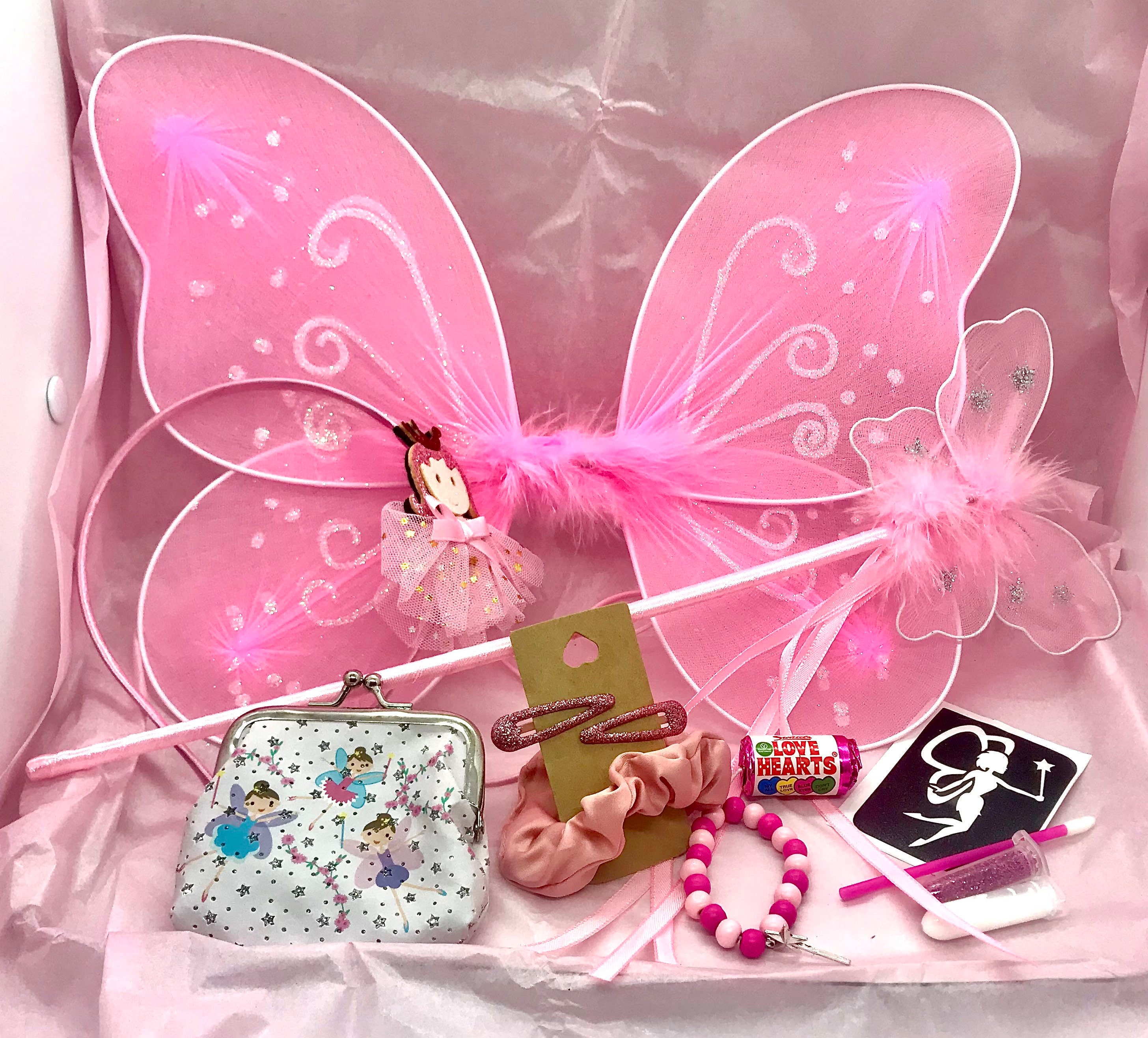 Pink Fairy Lovebox Fairy Wings Hair Accessories Craft Etsy UK