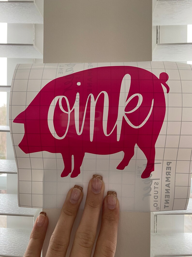 Oink Decal - Etsy