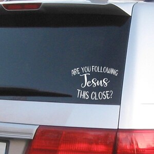 Funny Jesus Decal Sticker