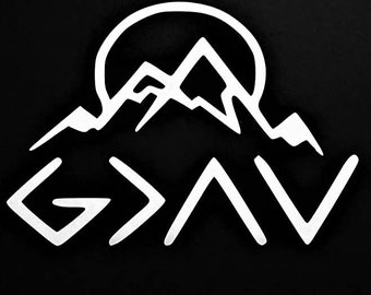 God is Greater Than the Highs and Lows Decal Sticker - Etsy God is Greater Than the Highs and Lows Decal Sticker - Etsy