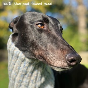 Wool Dog Snood. Greyhound Galgo Whippet Lurcher Sighthound. Winter Neck Warmer. British Wool. Winter Dog Scarf. Dog Accessories.