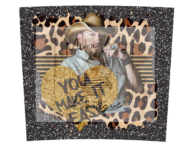 Jason Aldean 20oz Sublimation Tumbler Design